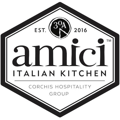 Amici 30A Italian Kitchen logo.