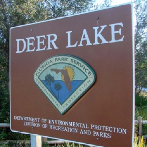 Deer Lake State Park logo.