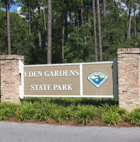 Eden Gardens State Park logo.