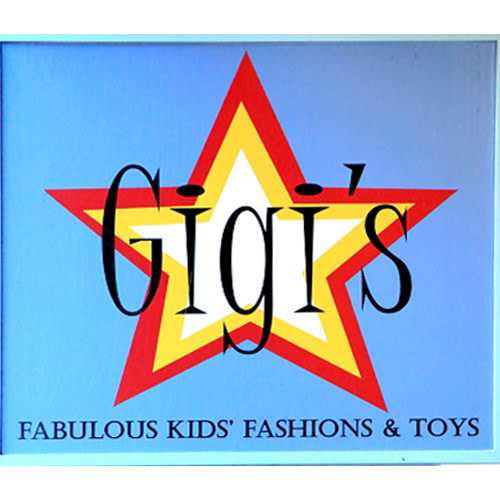 Gigi's Fabulous Kids' Fashions & Toys logo.