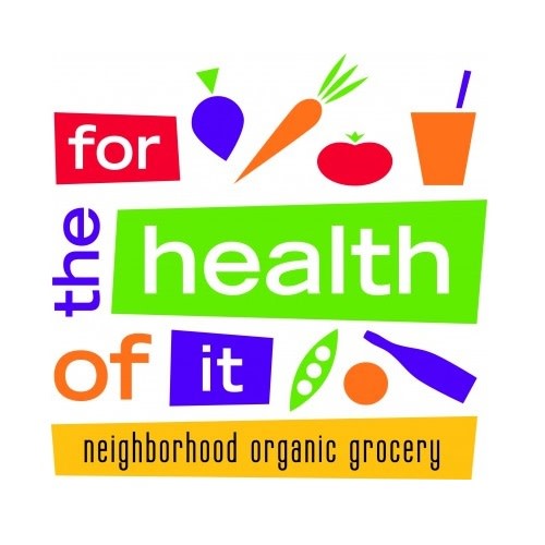 For The Health of It - Health Food Store & Juice Bar logo.