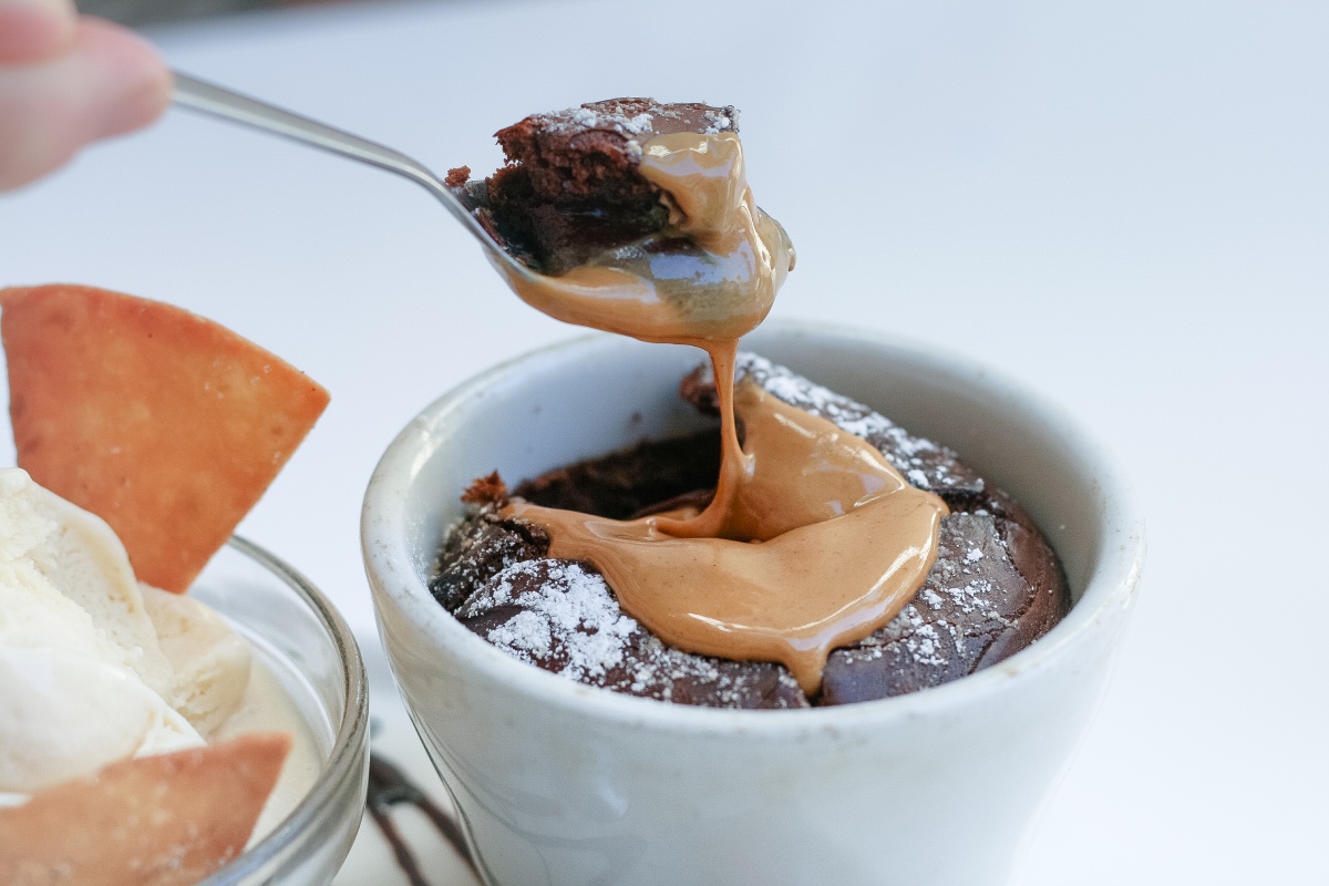 Chocolate Dessert at La Crema in Rosemary Beach