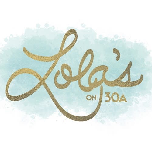 Lola's on 30A logo.