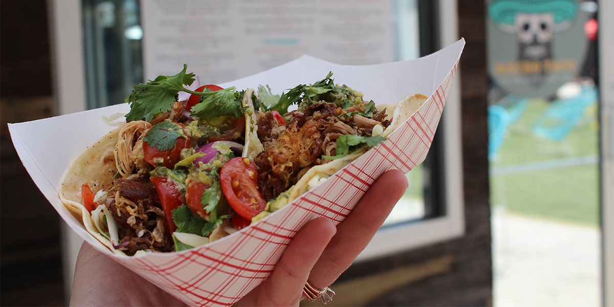 Close-Up of Taco from Macho Taco