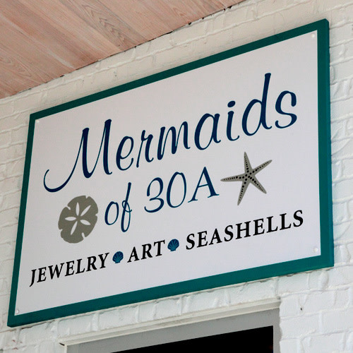 Mermaids of 30A logo.