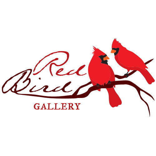 Red Bird Gallery logo.