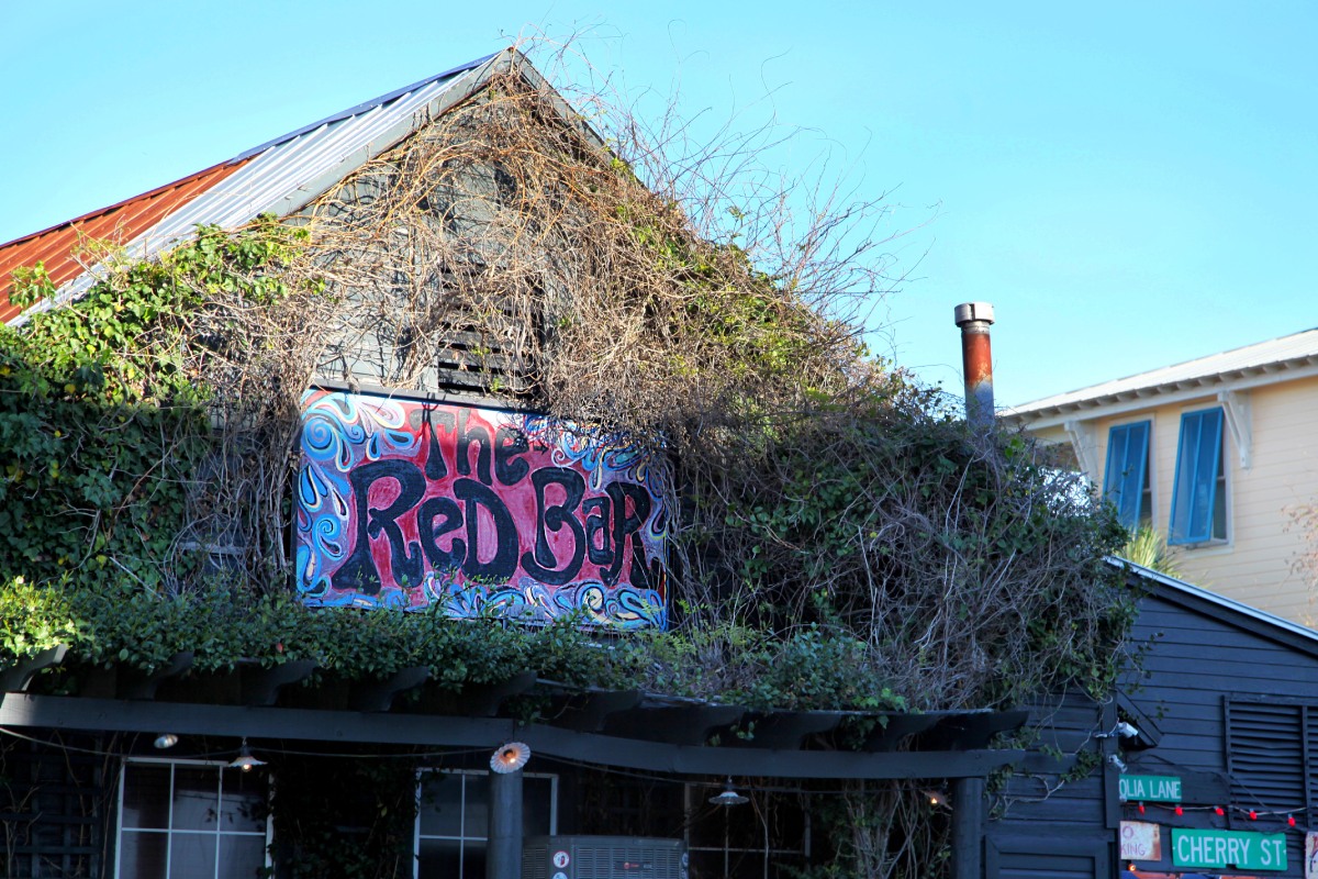 Exterior of The Red Bar in Grayton Beach