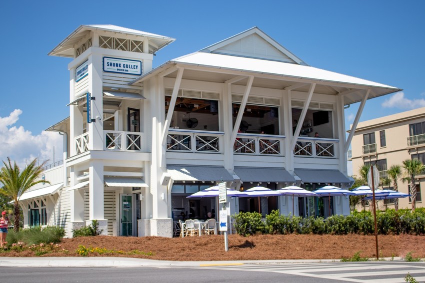 Exterior of Shunk Gulley Oyster Bar