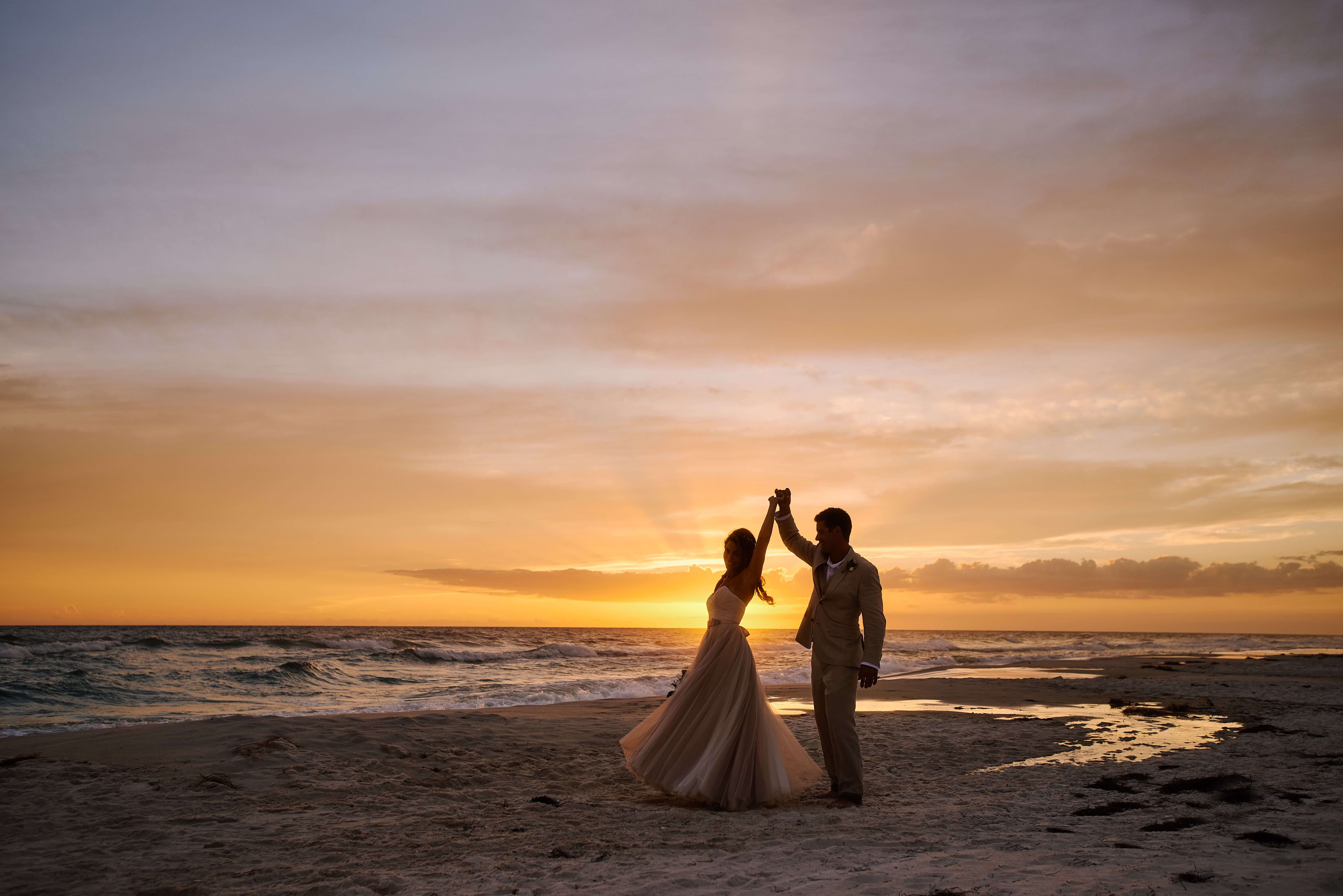 South Walton Engagement Sunset