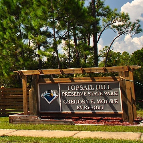 Topsail Hill Preserve State Park logo.
