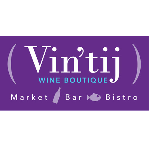Vin'tij Food & Wine logo.