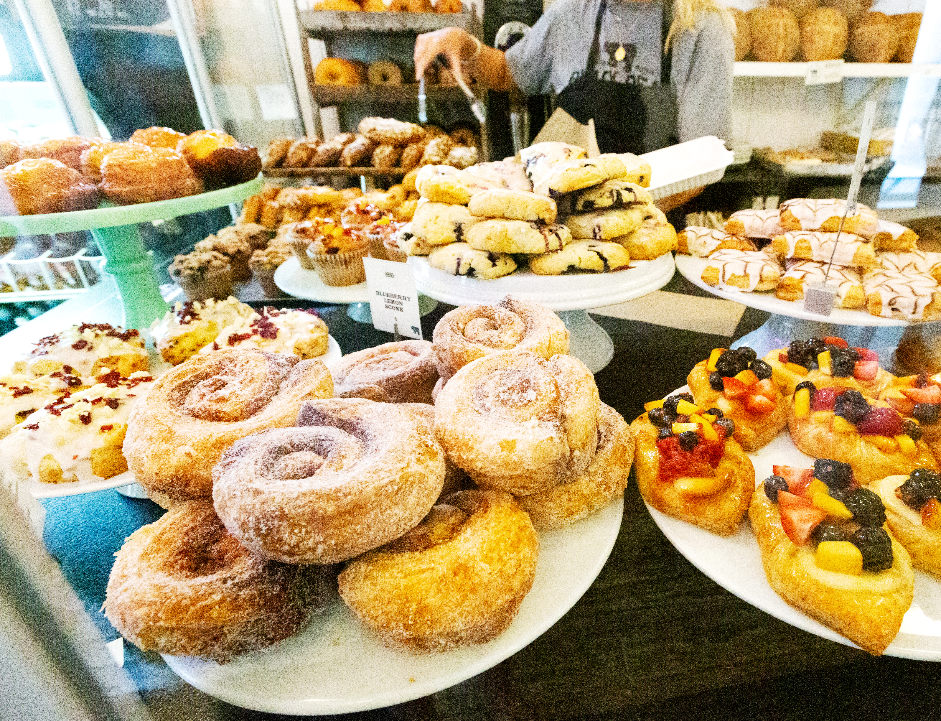 Variety of Pastries On Display at Black Bear Bread Co.