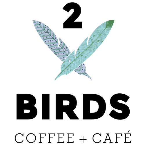 2 Birds Coffee + Cafe logo.