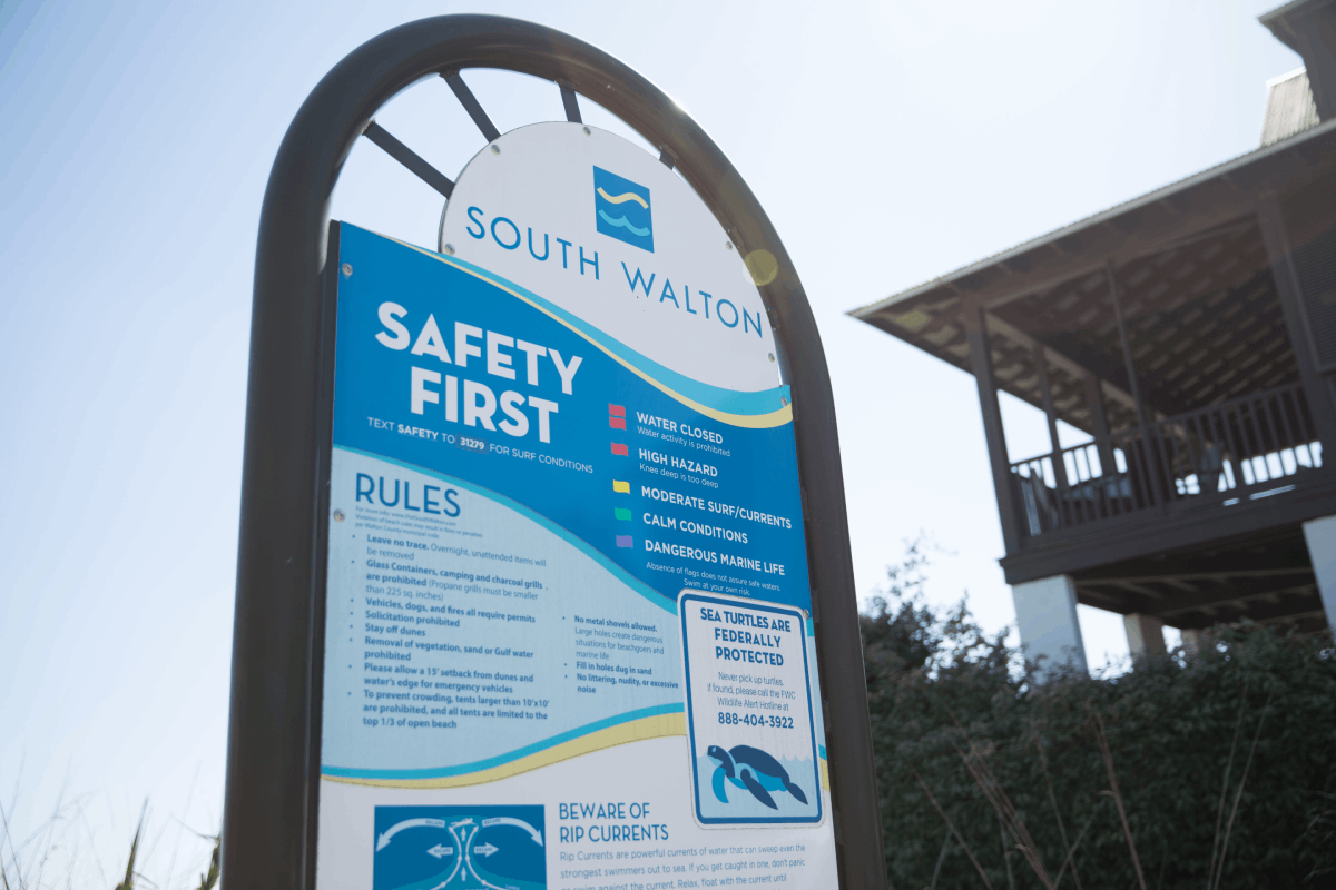 Beach Safety Signage