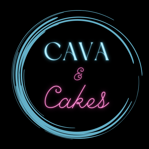 Cava & Cakes logo.